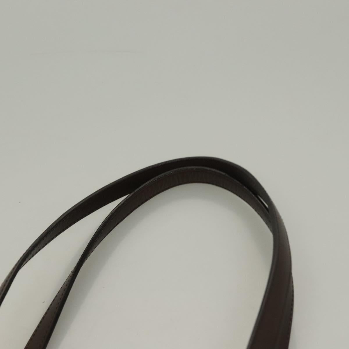 BURBERRY Nova Check Tote Bag Canvas Beige Silver Auth BA3977