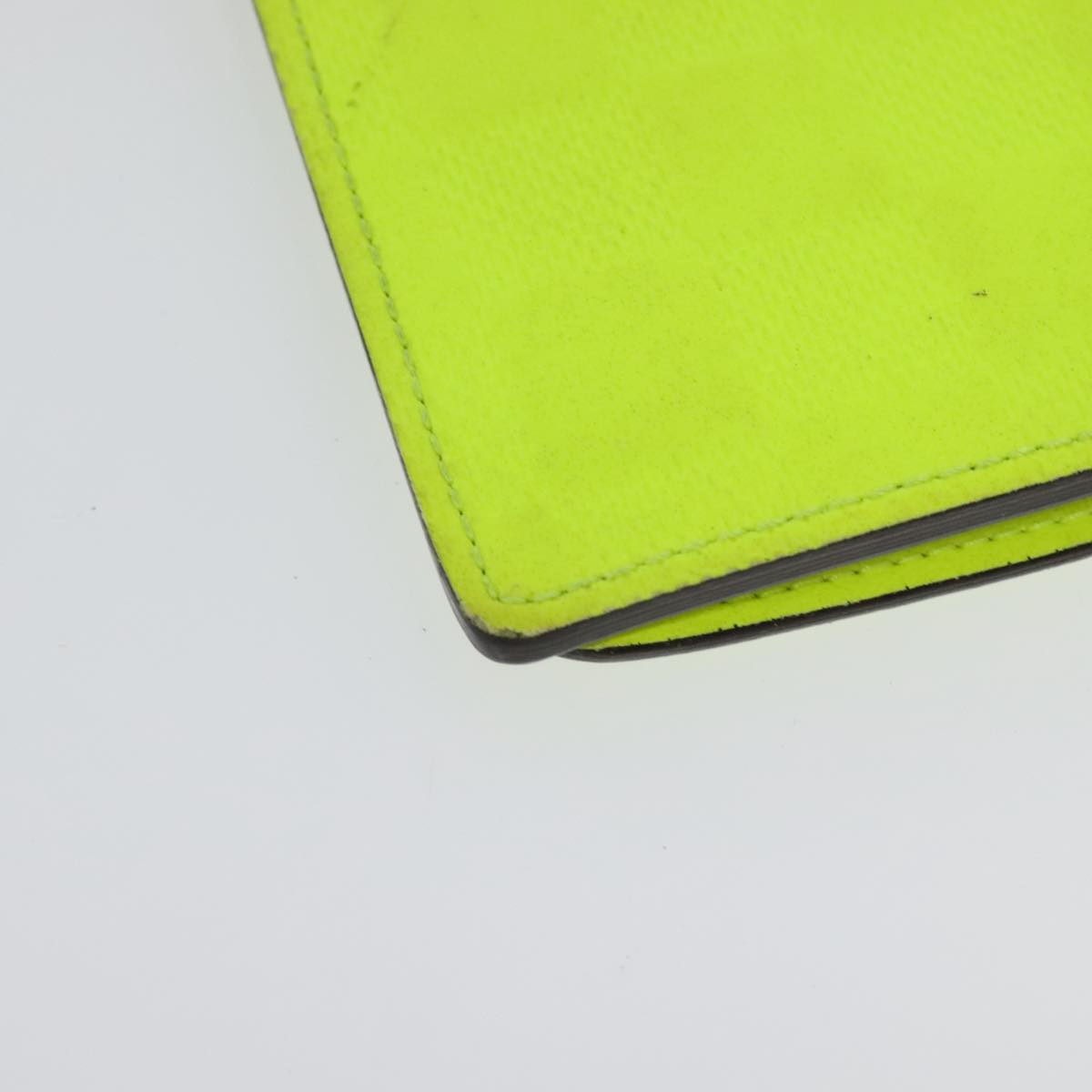 LOUIS VUITTON Damier Infini Brazza Portefeuille Wallet Green N62230 Auth BA4000