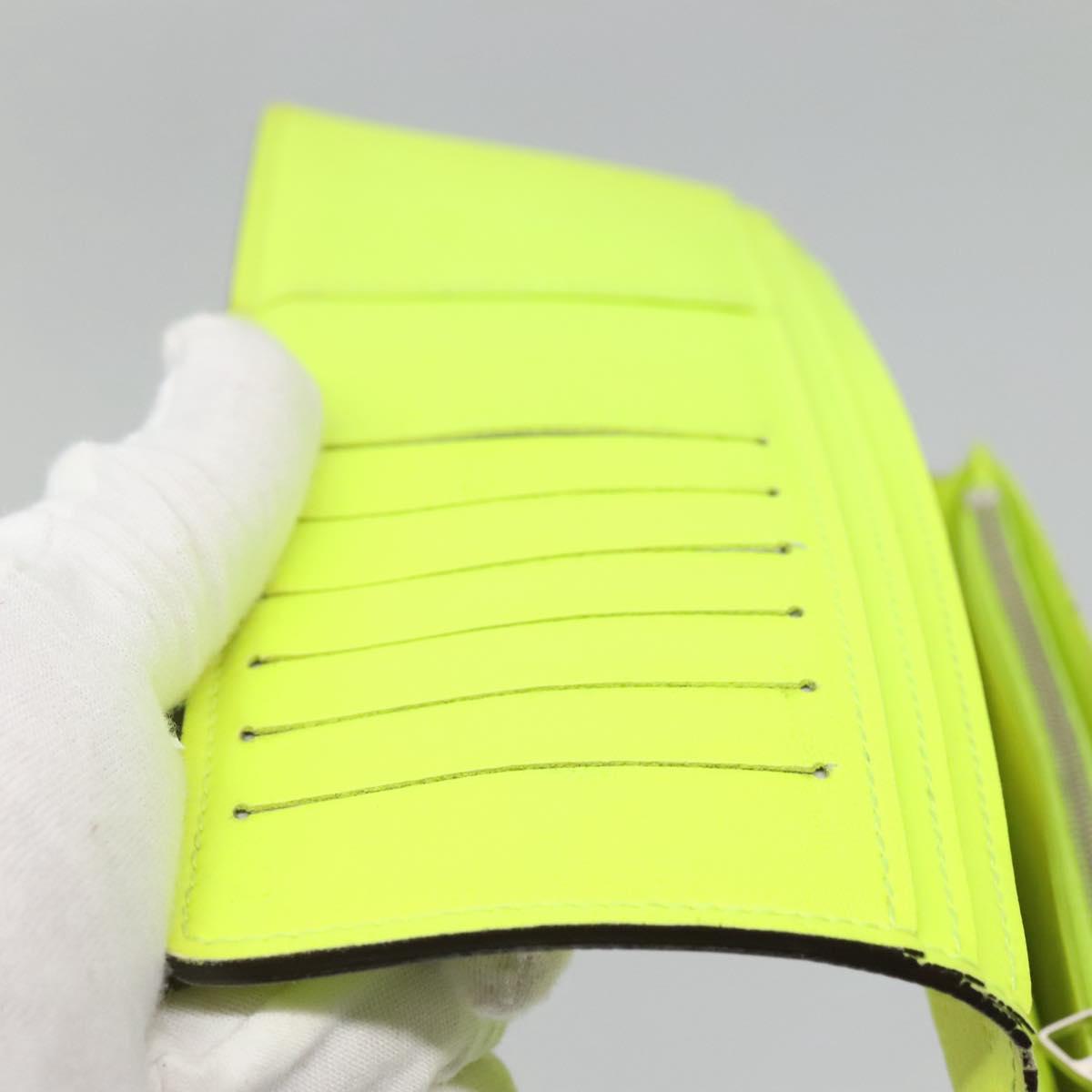 LOUIS VUITTON Damier Infini Brazza Portefeuille Wallet Green N62230 Auth BA4000