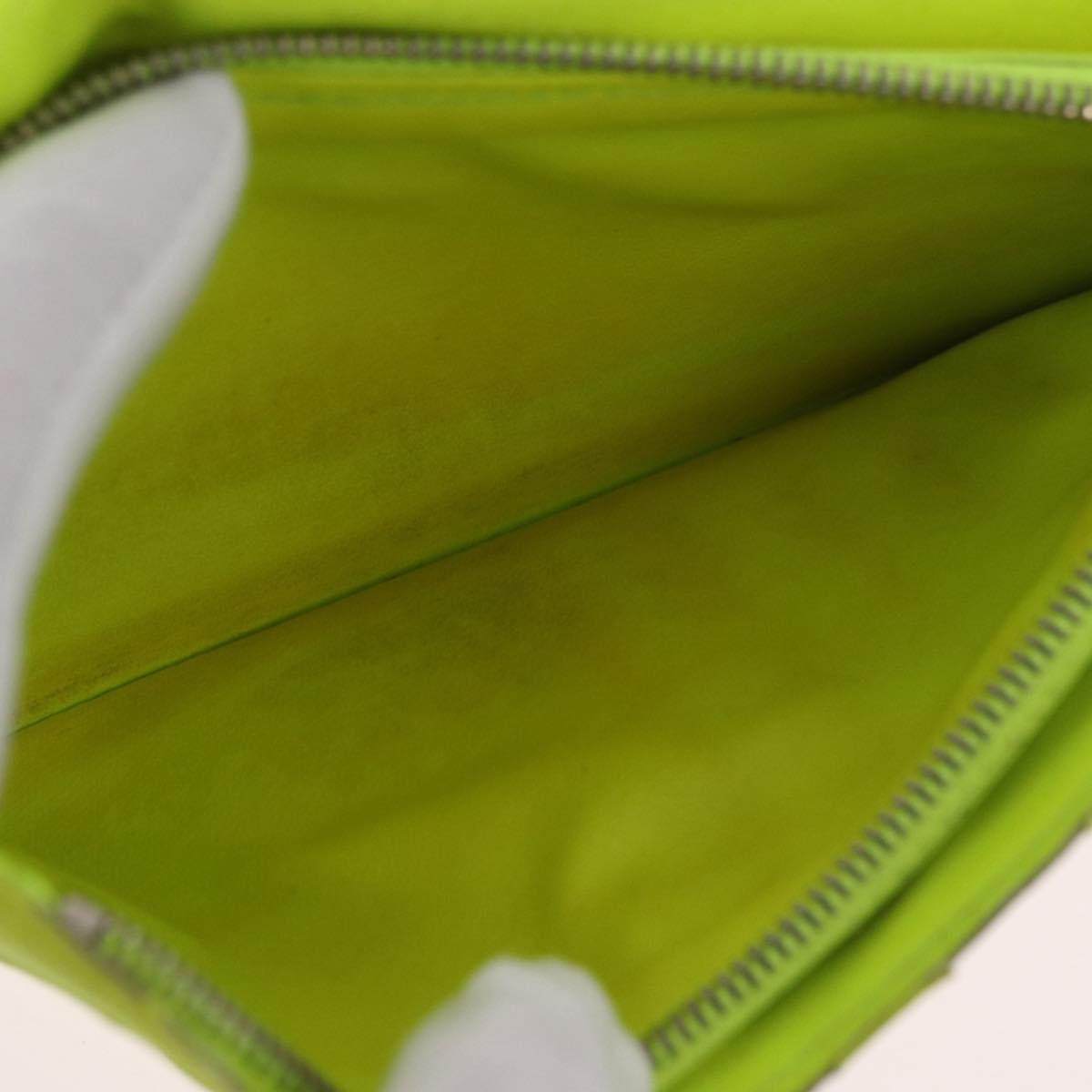 LOUIS VUITTON Damier Infini Brazza Portefeuille Wallet Green N62230 Auth BA4000