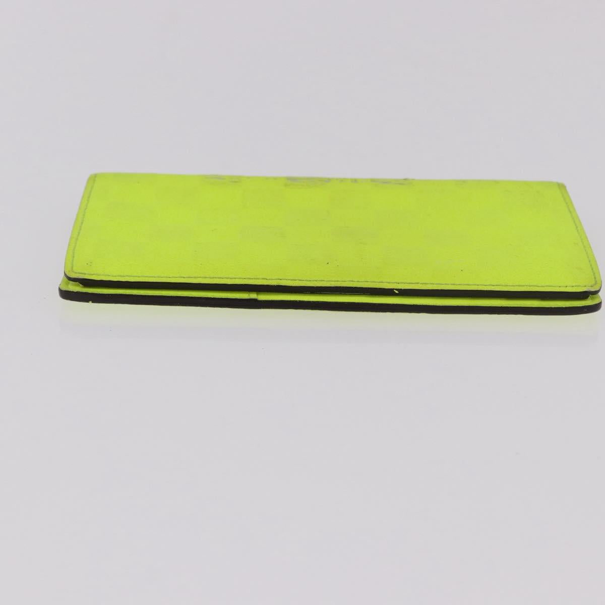 LOUIS VUITTON Damier Infini Brazza Portefeuille Wallet Green N62230 Auth BA4000