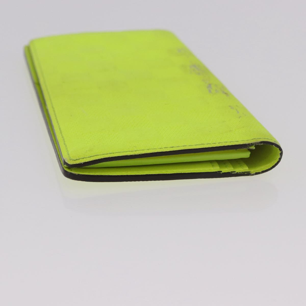LOUIS VUITTON Damier Infini Brazza Portefeuille Wallet Green N62230 Auth BA4000