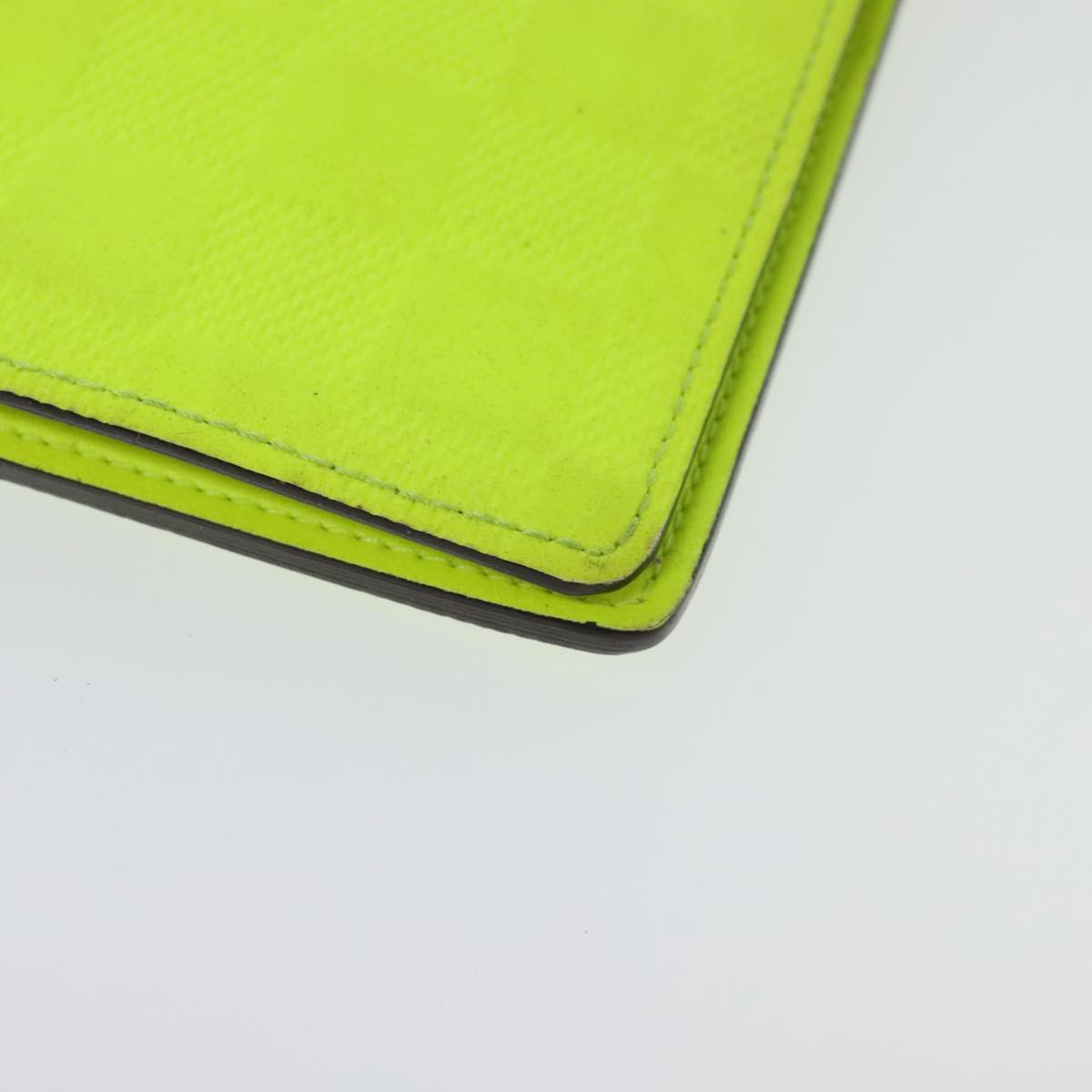 LOUIS VUITTON Damier Infini Brazza Portefeuille Wallet Green N62230 Auth BA4000