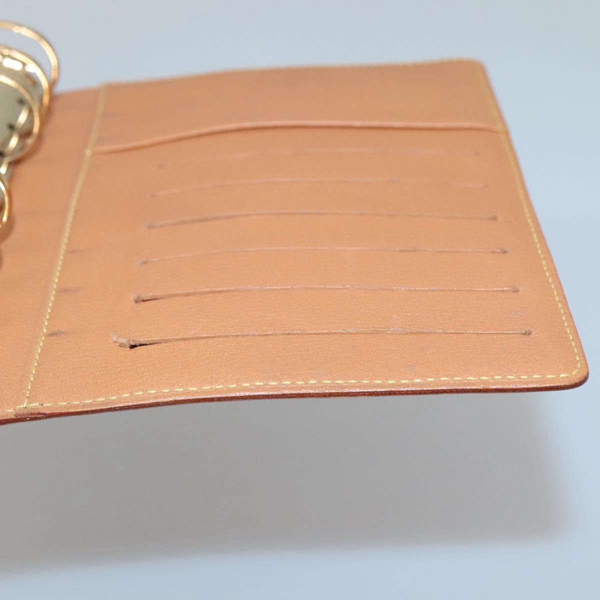 LOUIS VUITTON Nomad Agenda MM Day Planner Cover Brown R20473 LV Auth BA4001