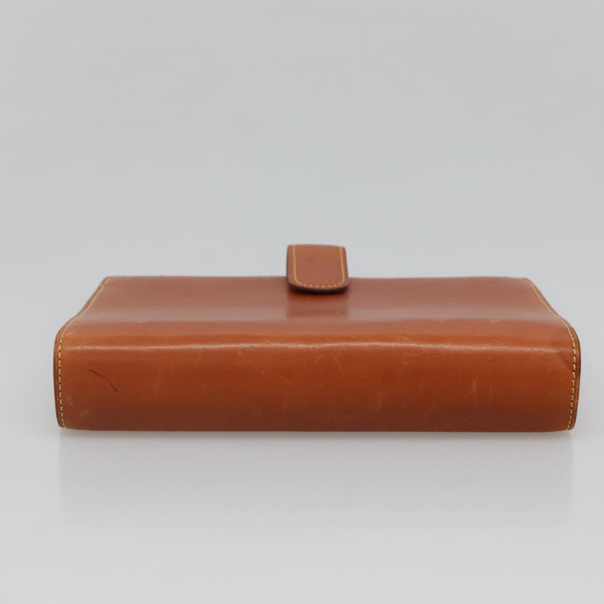 LOUIS VUITTON Nomad Agenda MM Day Planner Cover Brown R20473 LV Auth BA4001