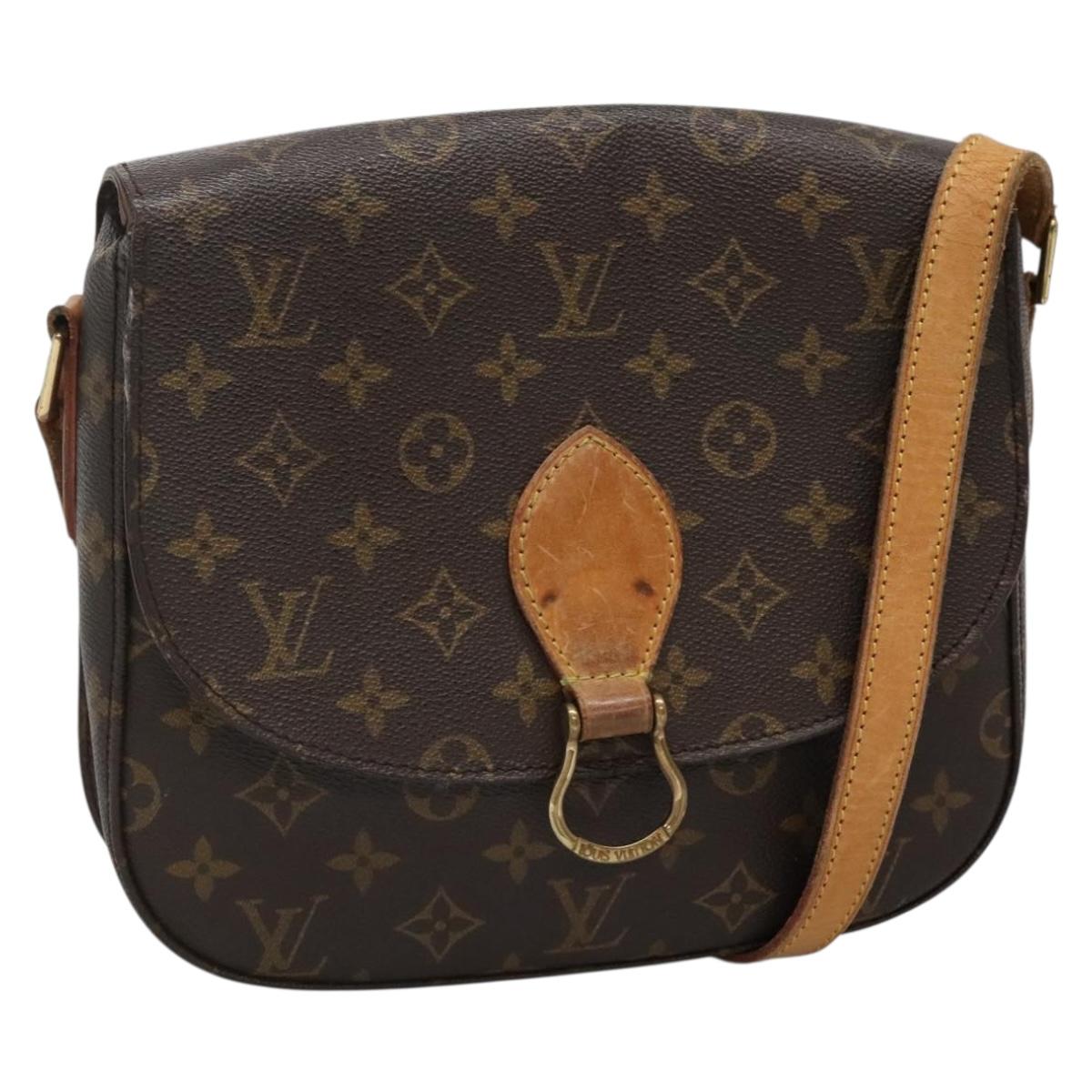 LOUIS VUITTON Monogram Saint Cloud GM Shoulder Bag M51242 LV Auth BA4027