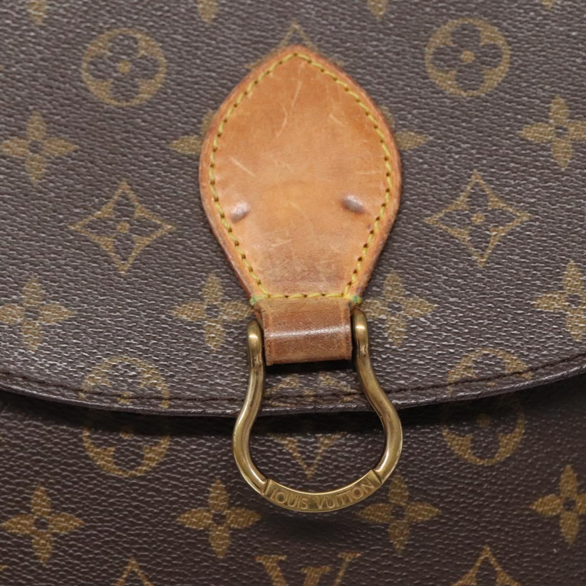LOUIS VUITTON Monogram Saint Cloud GM Shoulder Bag M51242 LV Auth BA4027
