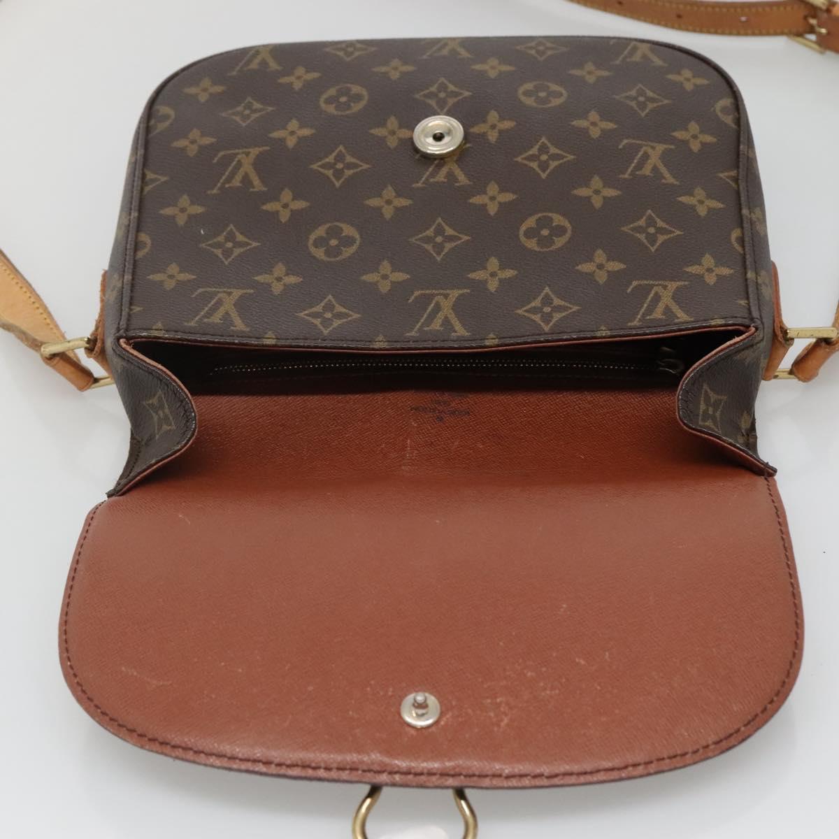 LOUIS VUITTON Monogram Saint Cloud GM Shoulder Bag M51242 LV Auth BA4027