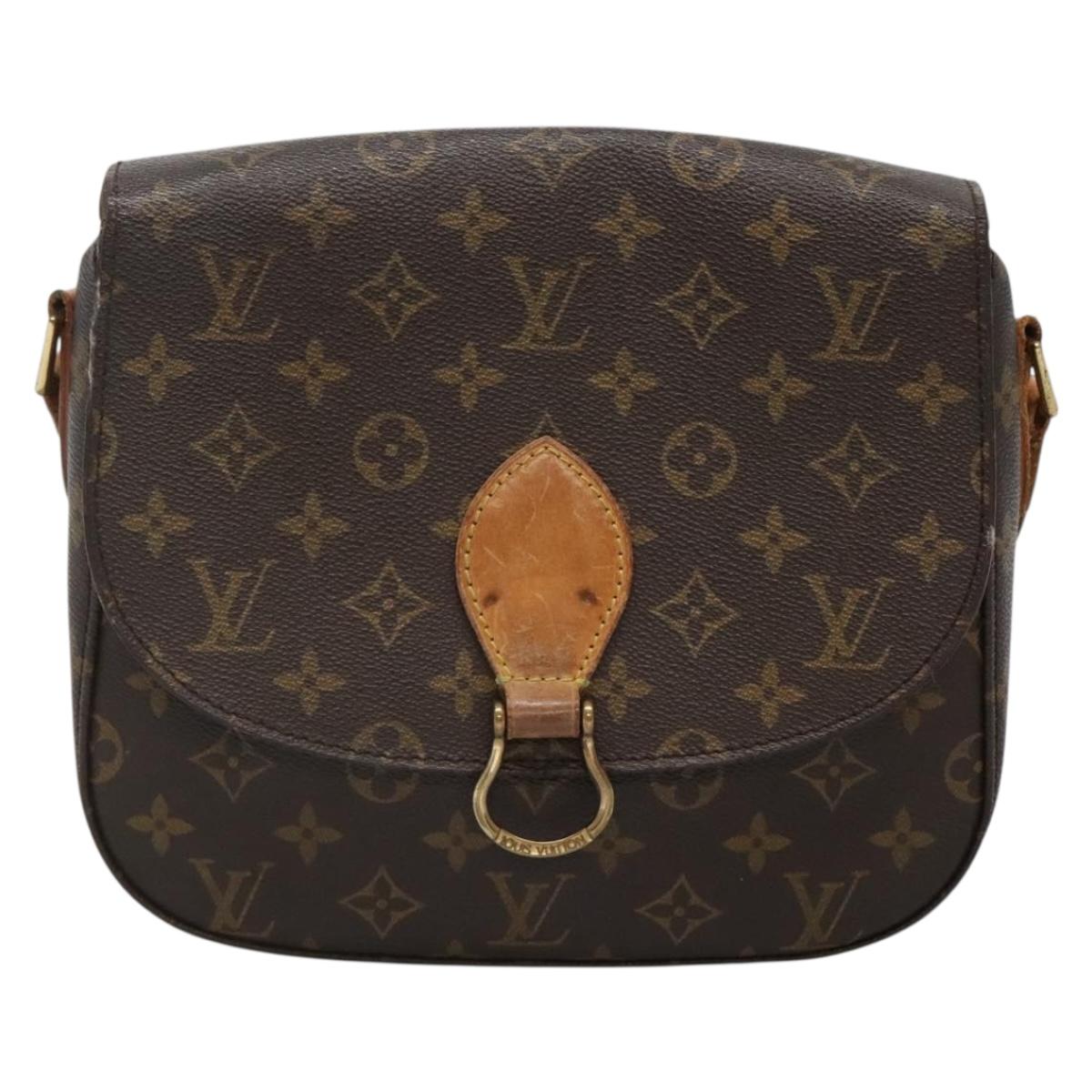 LOUIS VUITTON Monogram Saint Cloud GM Shoulder Bag M51242 LV Auth BA4027