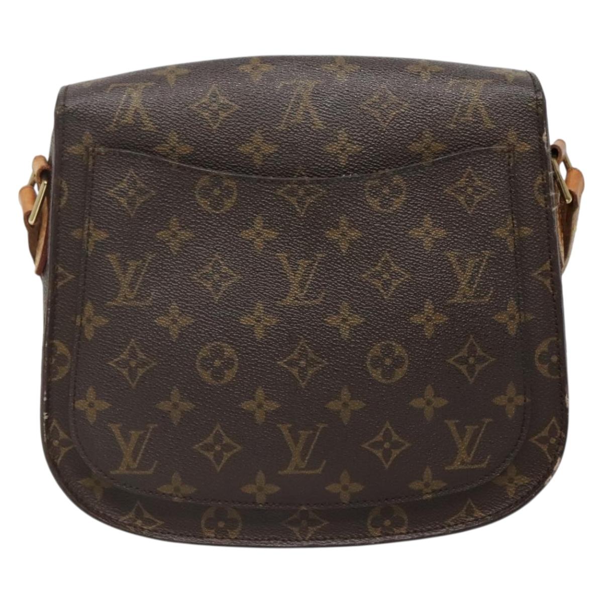 LOUIS VUITTON Monogram Saint Cloud GM Shoulder Bag M51242 LV Auth BA4027