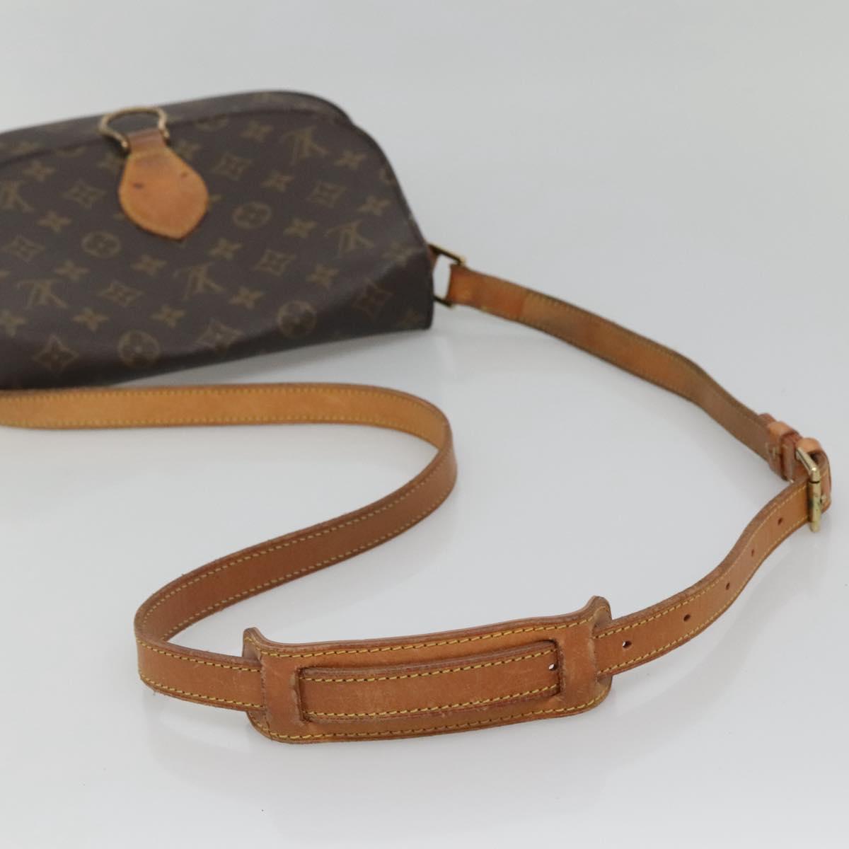 LOUIS VUITTON Monogram Saint Cloud GM Shoulder Bag M51242 LV Auth BA4027
