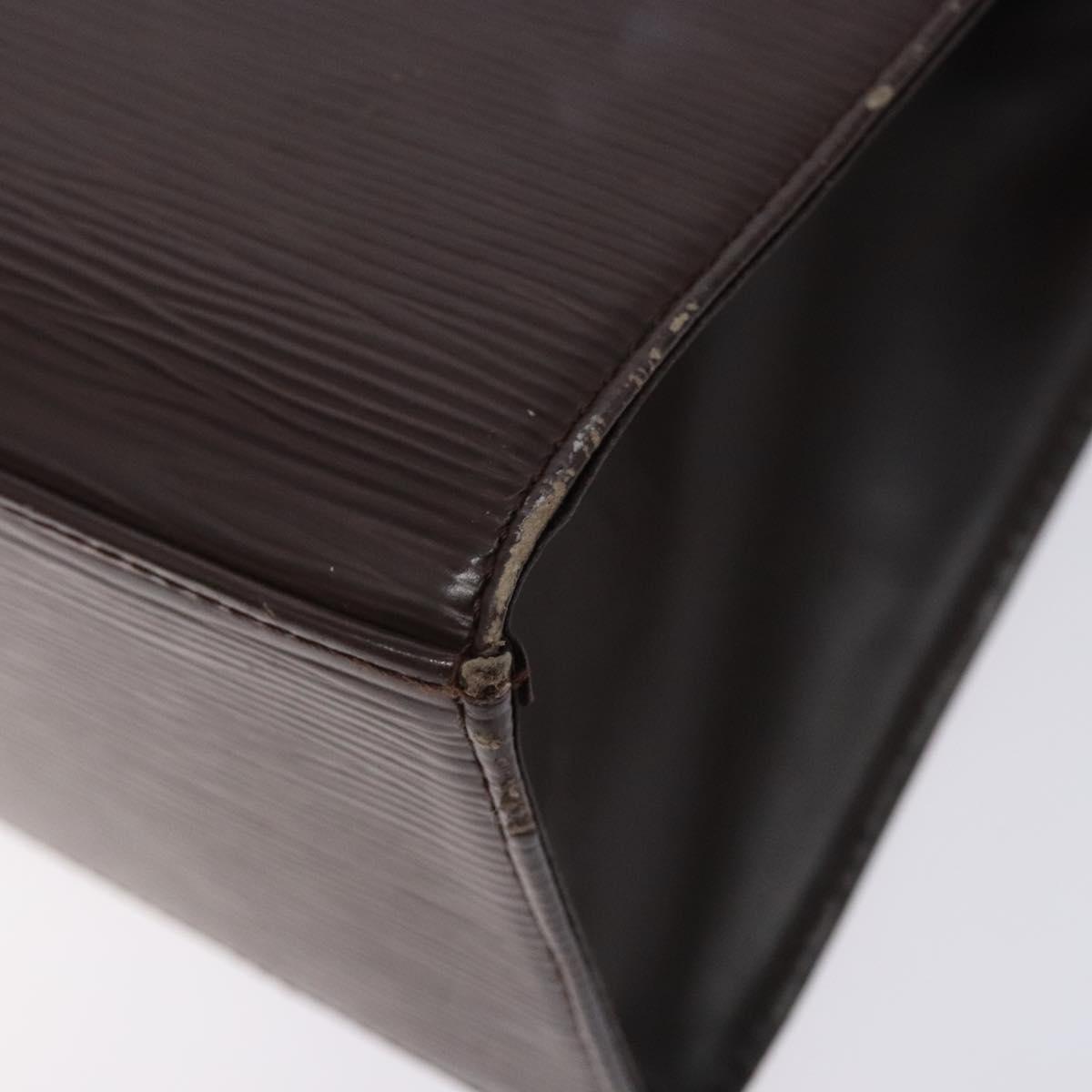 LOUIS VUITTON Epi Croisette PM Tote Bag Mocha M5249D LV Auth BA4060