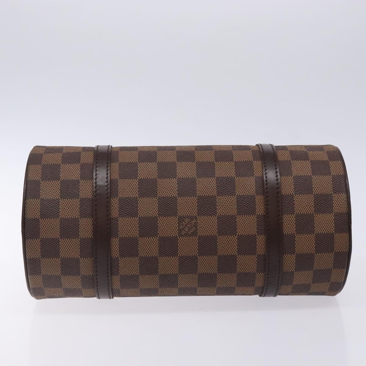 LOUIS VUITTON Damier Ebene Papillon 26 Hand Bag M51304 LV Auth BA4070V