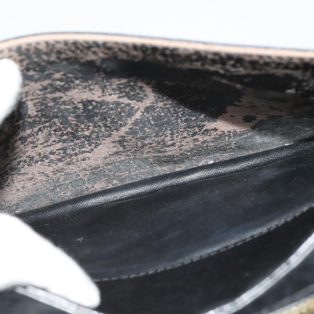 LOUIS VUITTON Epi Jeune Fille MM Shoulder Bag Black M52152 LV Auth BA4090