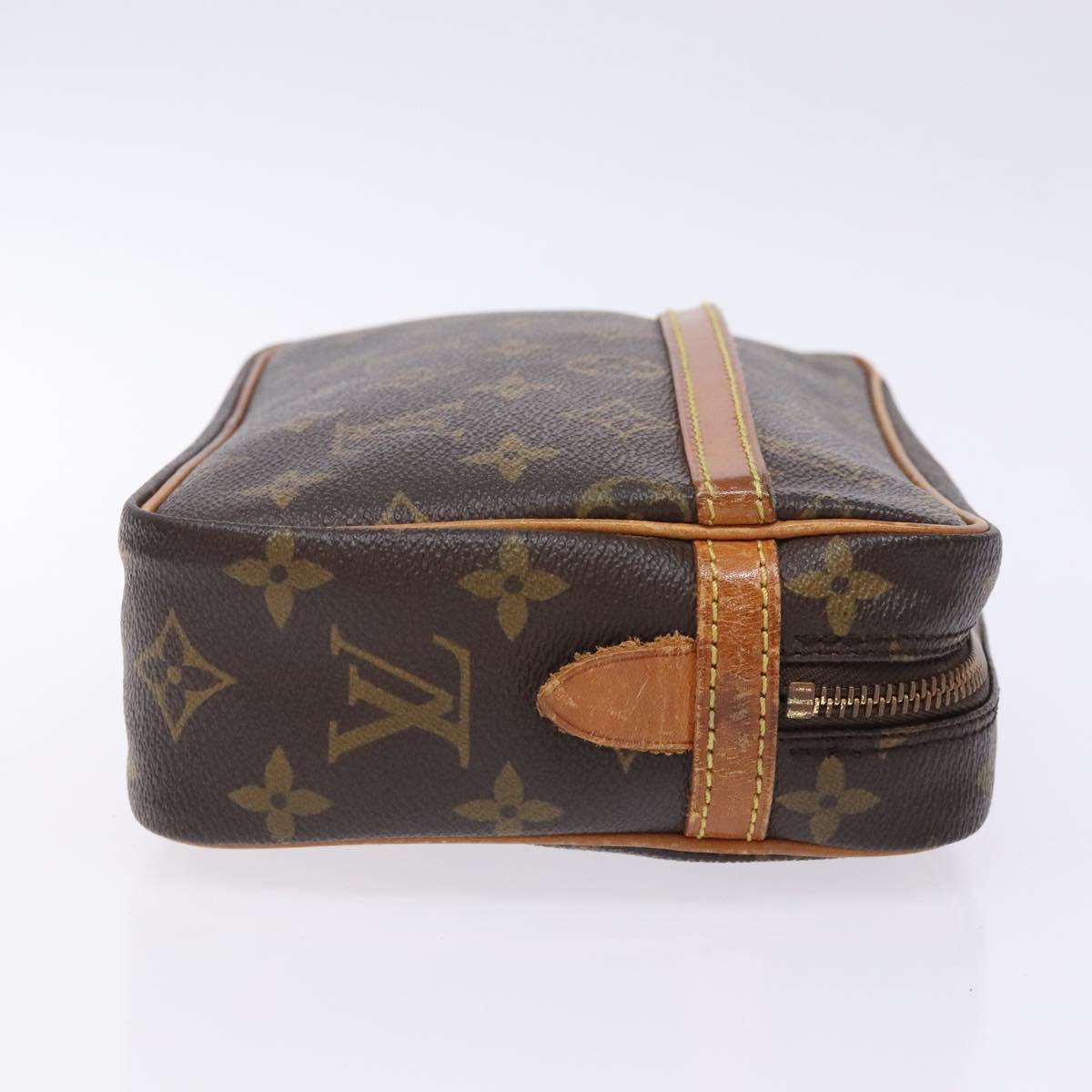 LOUIS VUITTON Monogram Compiegne 23 Clutch Bag M51847 LV Auth BA4092