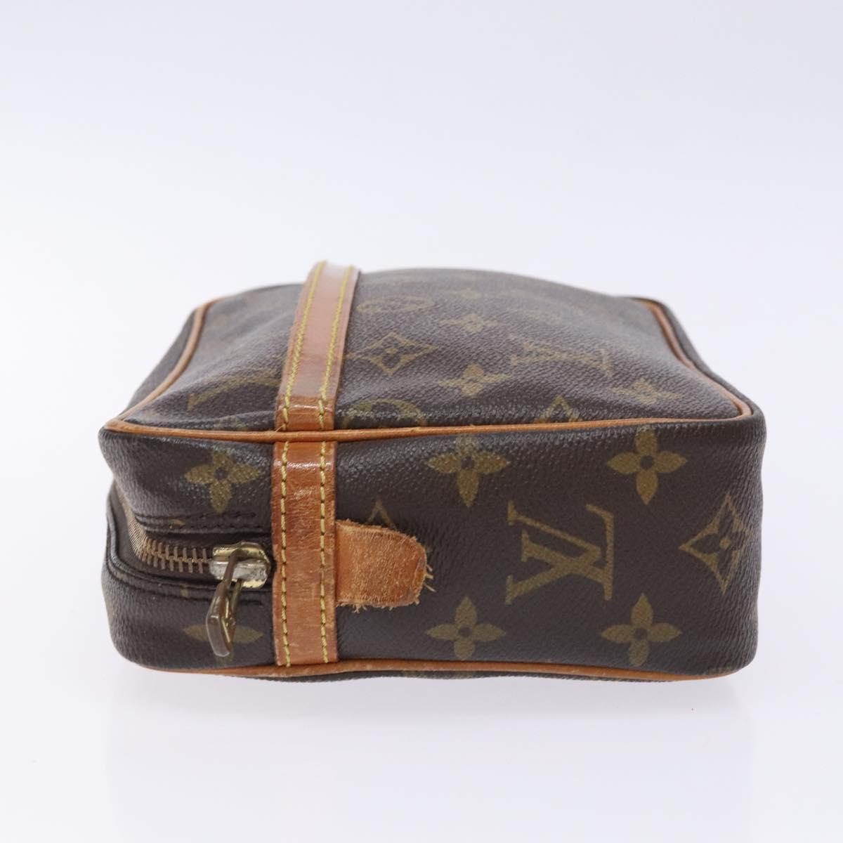 LOUIS VUITTON Monogram Compiegne 23 Clutch Bag M51847 LV Auth BA4092