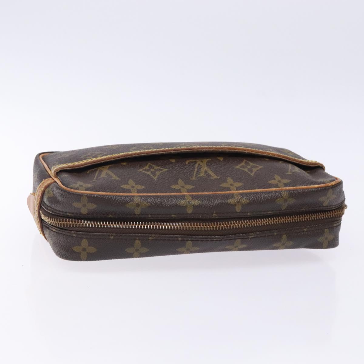 LOUIS VUITTON Monogram Compiegne 23 Clutch Bag M51847 LV Auth BA4092