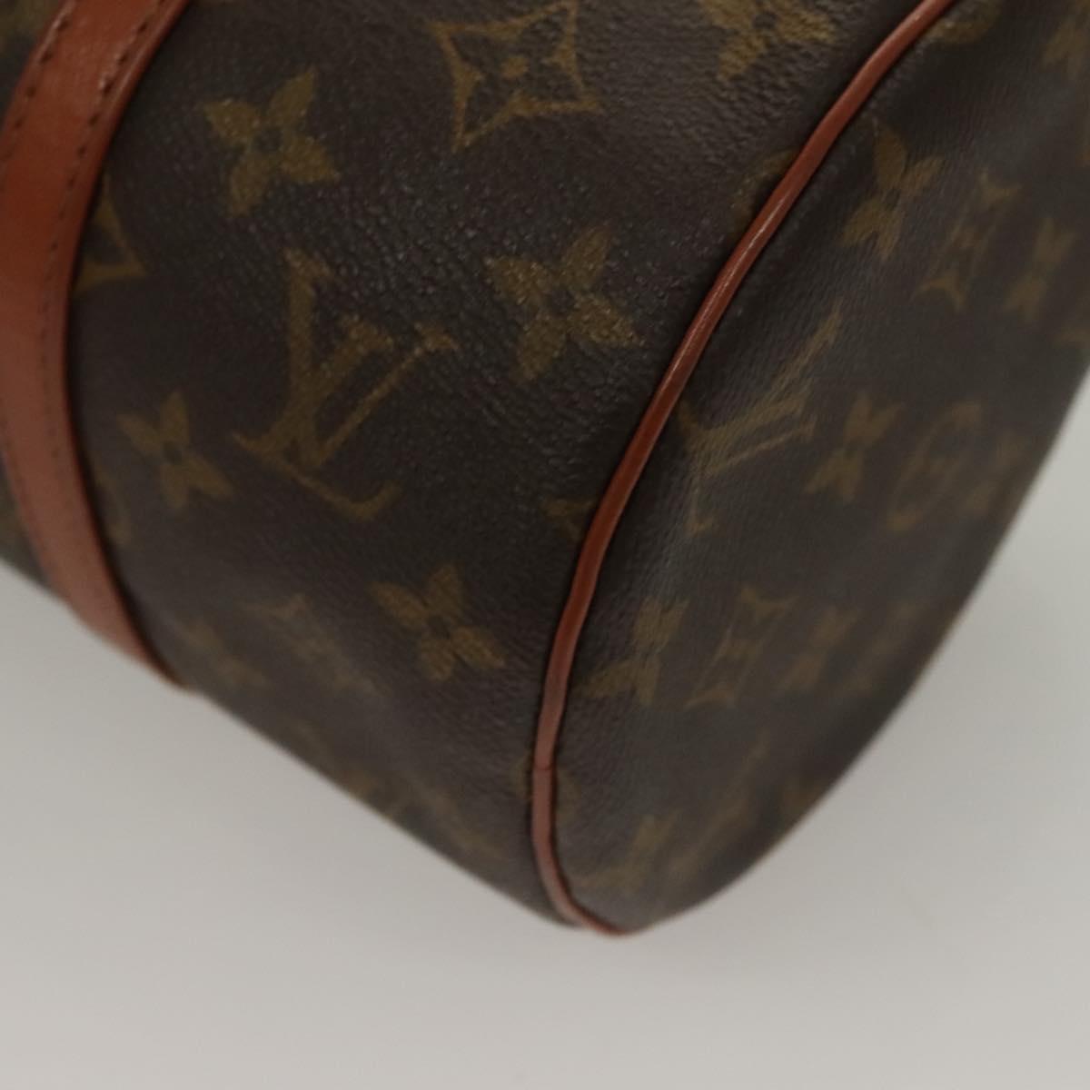 LOUIS VUITTON Monogram Papillon 30 Hand Bag M51385 LV Auth BA4107
