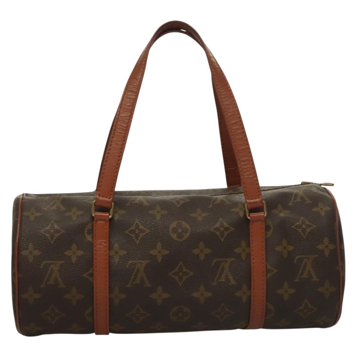 LOUIS VUITTON Monogram Papillon 30 Hand Bag M51385 LV Auth BA4107