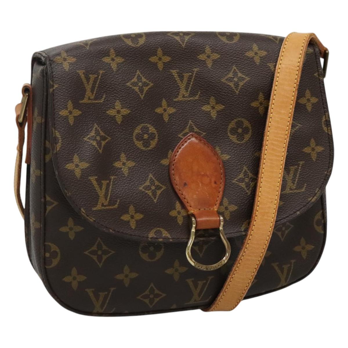 LOUIS VUITTON Monogram Saint Cloud GM Shoulder Bag M51242 LV Auth BA411