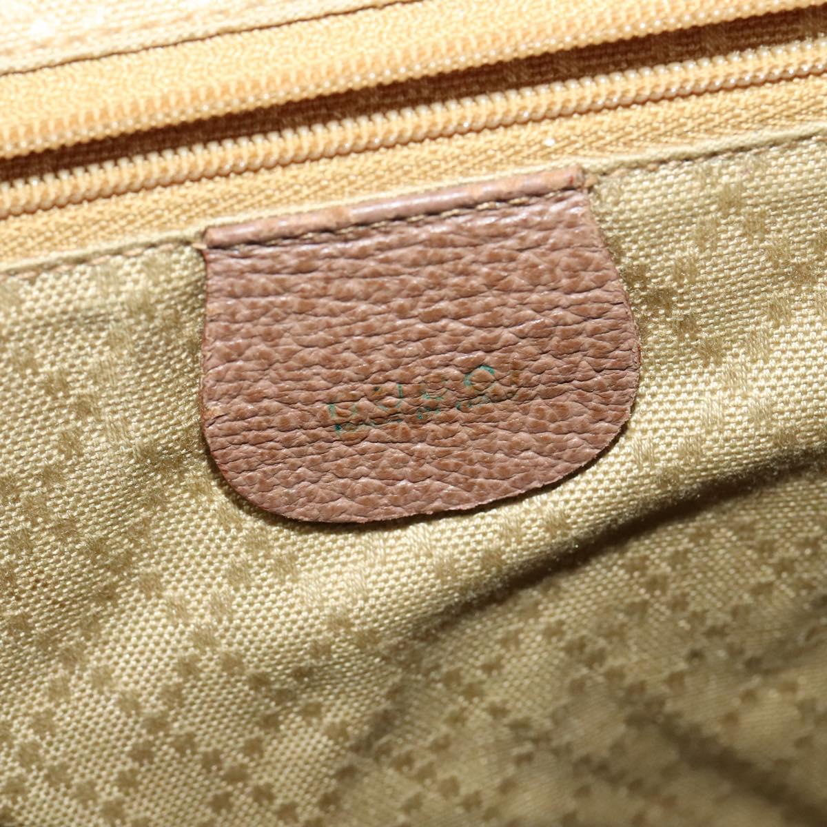 GUCCI Bamboo Backpack Suede Brown Gold 003 2058 0016 Auth BA4131
