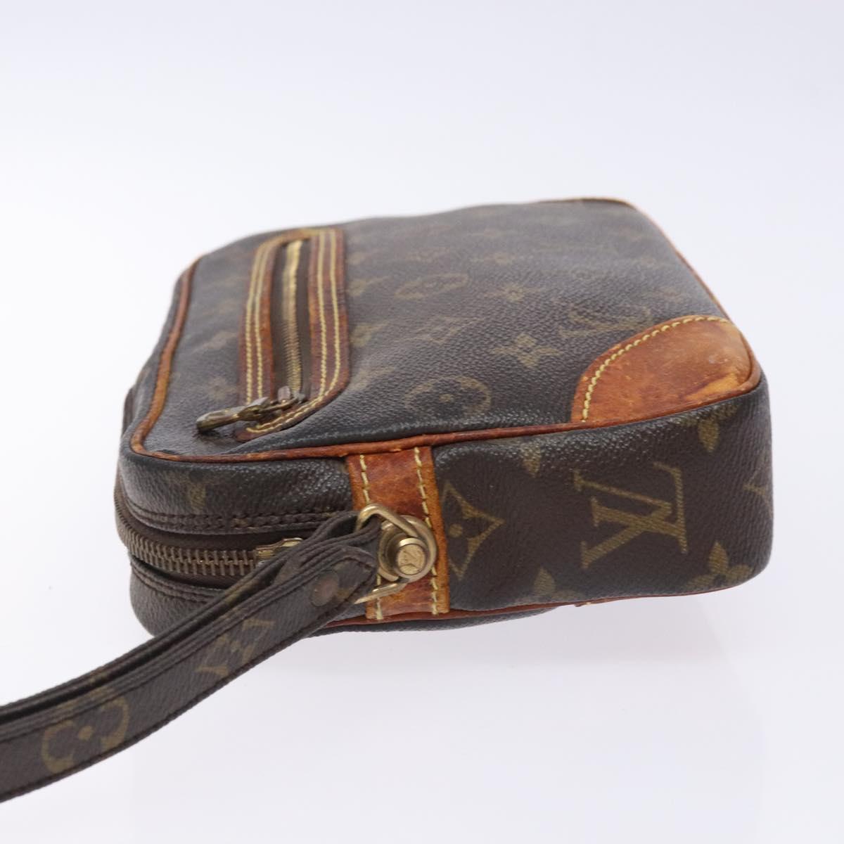 LOUIS VUITTON Monogram Marly Dragonne GM Clutch Bag M51825 LV Auth BA4140