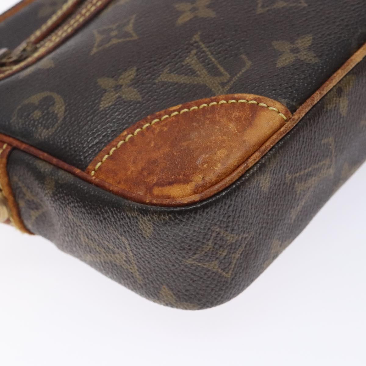 LOUIS VUITTON Monogram Marly Dragonne GM Clutch Bag M51825 LV Auth BA4140