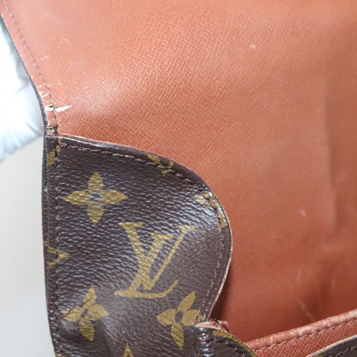 LOUIS VUITTON Monogram Cartouchiere MM Shoulder Bag M51253 LV Auth BA4151