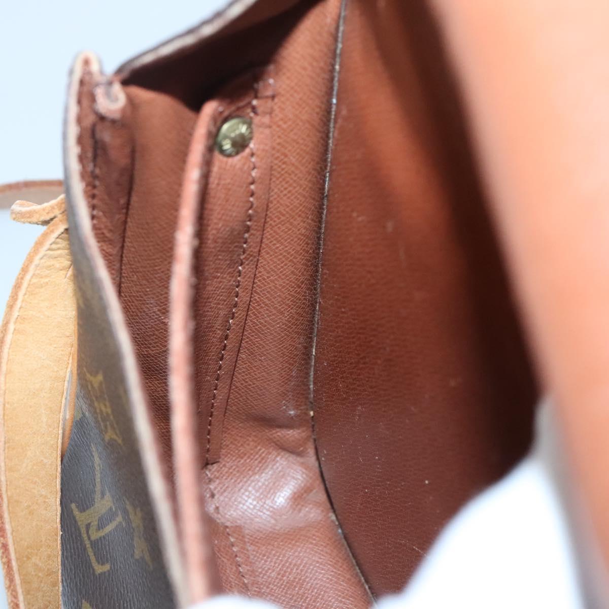 LOUIS VUITTON Monogram Cartouchiere MM Shoulder Bag M51253 LV Auth BA4151