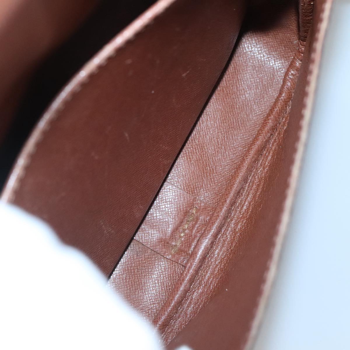 LOUIS VUITTON Monogram Cartouchiere MM Shoulder Bag M51253 LV Auth BA4151