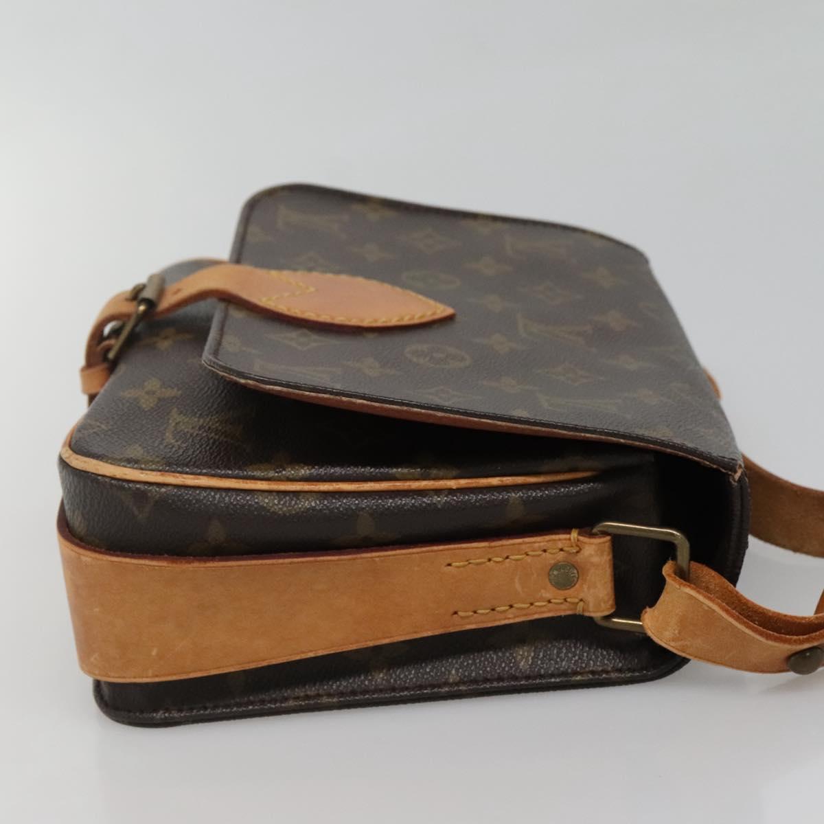 LOUIS VUITTON Monogram Cartouchiere MM Shoulder Bag M51253 LV Auth BA4151