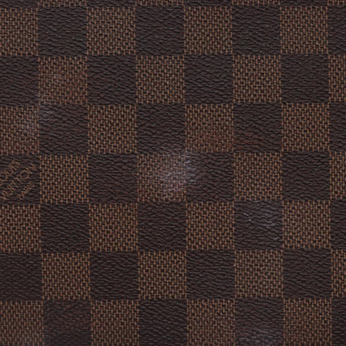 LOUIS VUITTON Damier Ebene Neverfull MM Pouch Accessory Pouch LV Auth BA4153