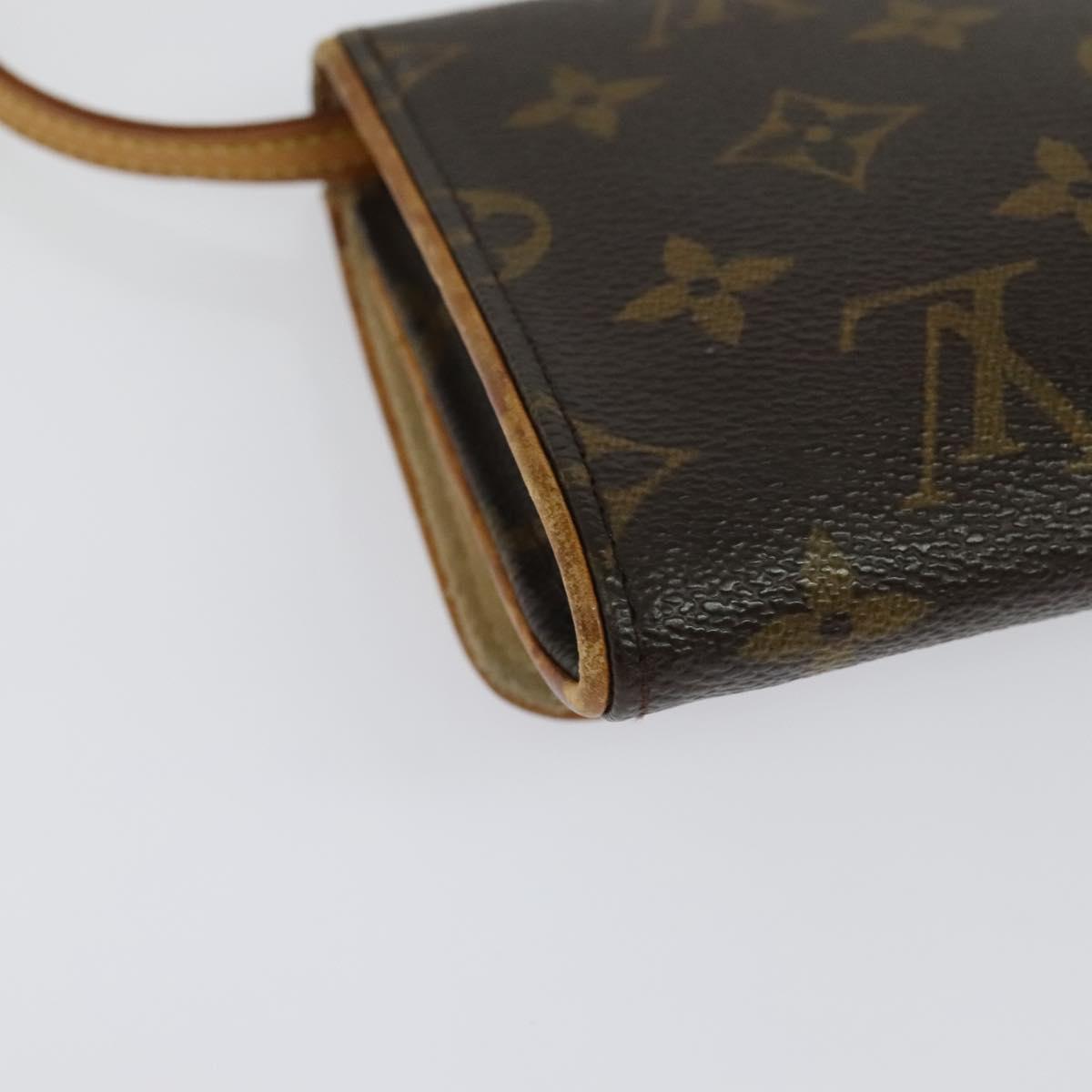 LOUIS VUITTON Monogram Pochette Twin GM Shoulder Bag M51852 LV Auth BA4168