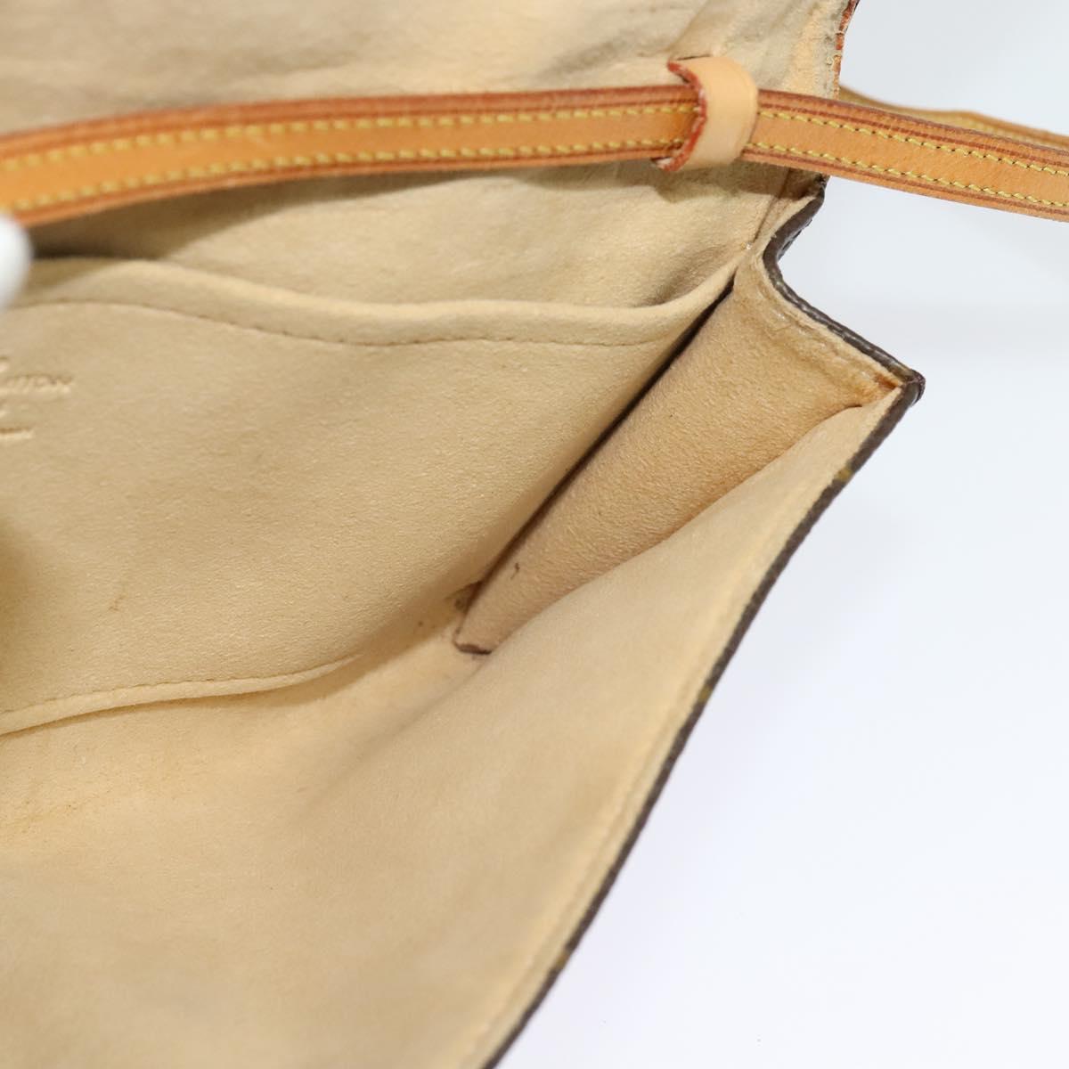 LOUIS VUITTON Monogram Pochette Twin GM Shoulder Bag M51852 LV Auth BA4168