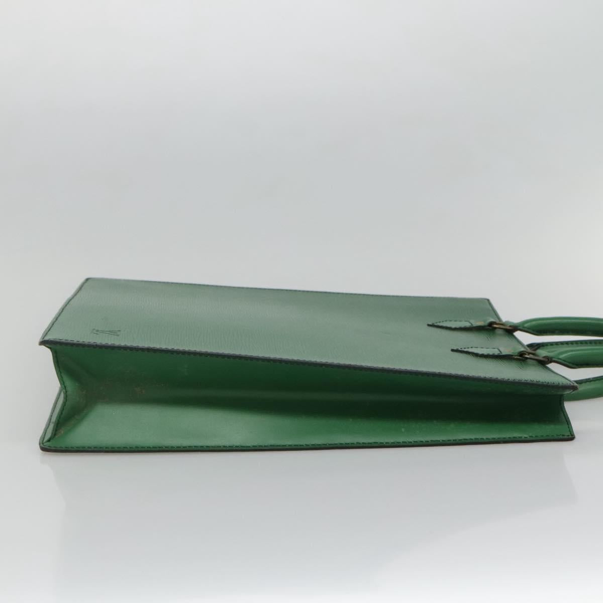 LOUIS VUITTON Epi Sac Plat Hand Bag Green M59084 LV Auth BA4170