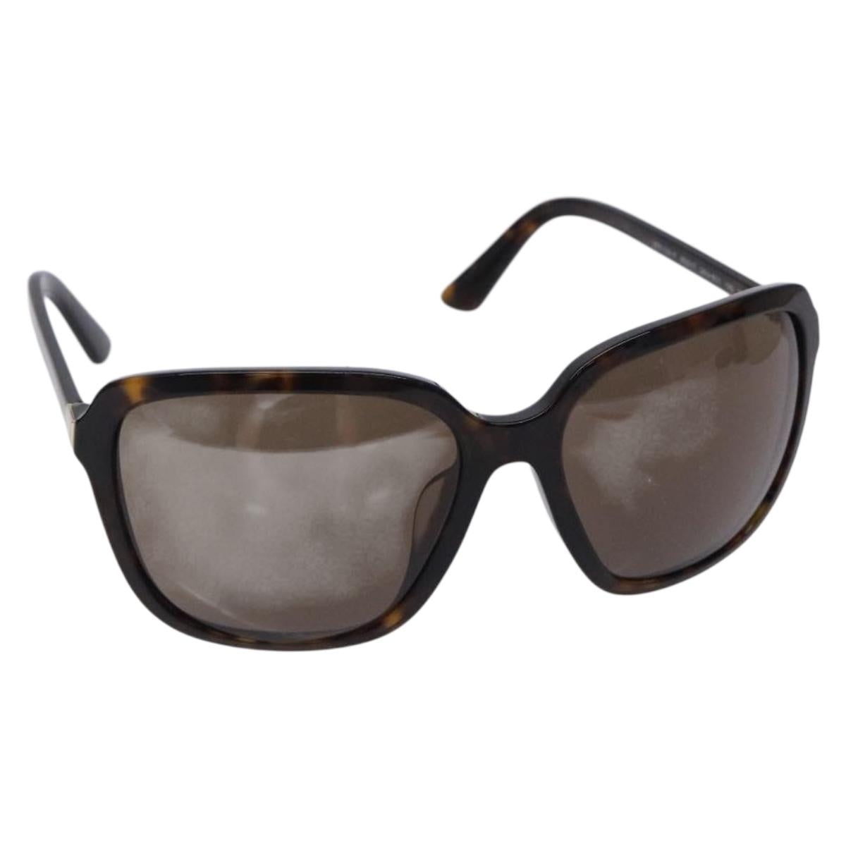 PRADA Sunglasses Plastic Brown Auth BA4173