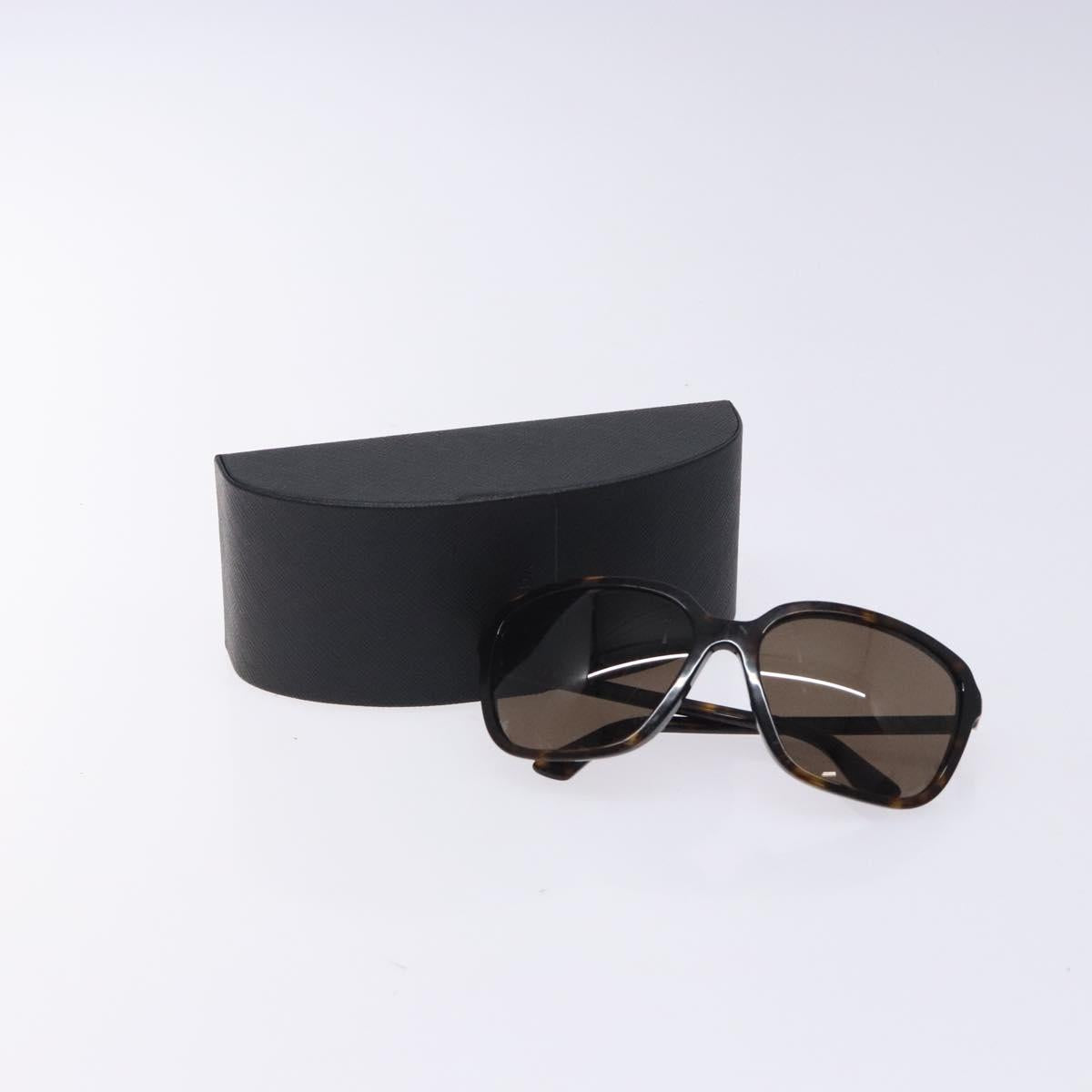 PRADA Sunglasses Plastic Brown Auth BA4173