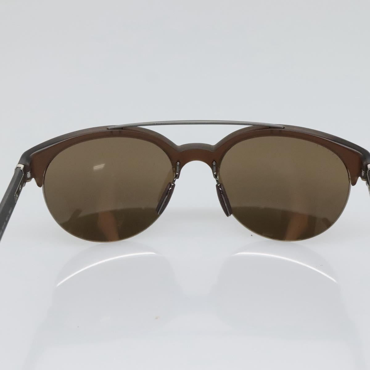 GUCCI Sunglasses Plastic Dark Brown Auth BA4175