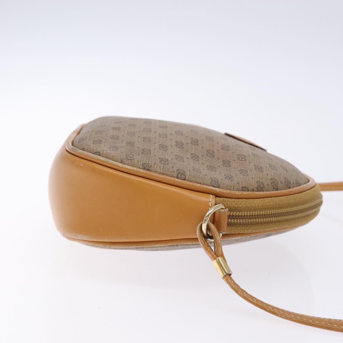 GUCCI Micro GG Supreme Shoulder Bag PVC Beige Gold 007 084 0094 Auth BA4197