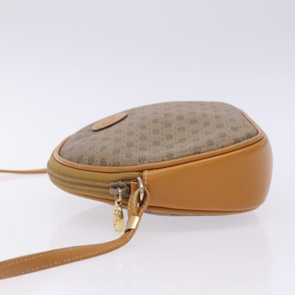 GUCCI Micro GG Supreme Shoulder Bag PVC Beige Gold 007 084 0094 Auth BA4197