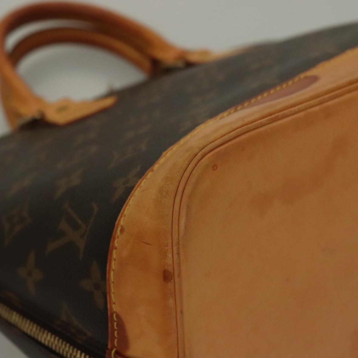LOUIS VUITTON Monogram Alma Hand Bag M51130 LV Auth BA4205