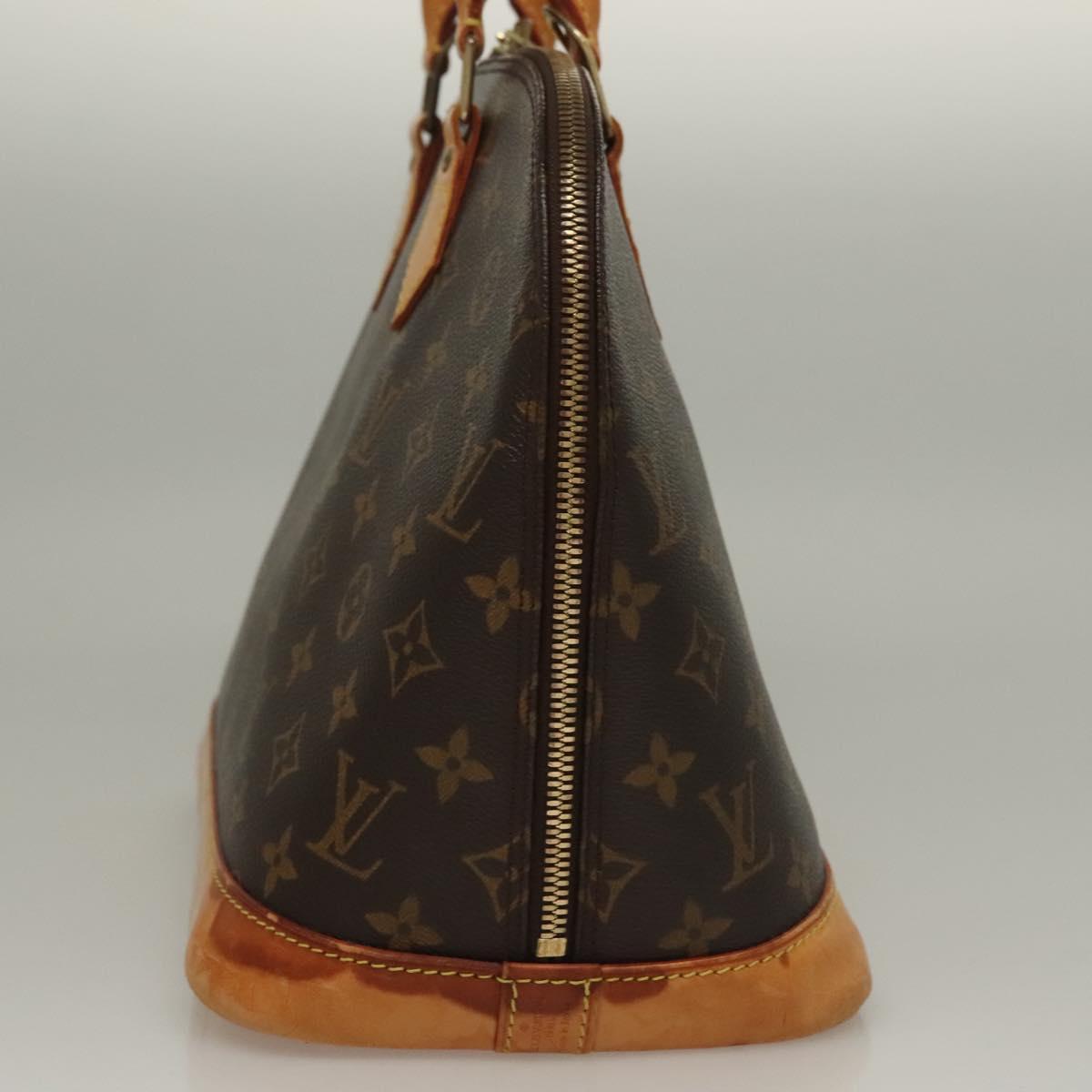 LOUIS VUITTON Monogram Alma Hand Bag M51130 LV Auth BA4205