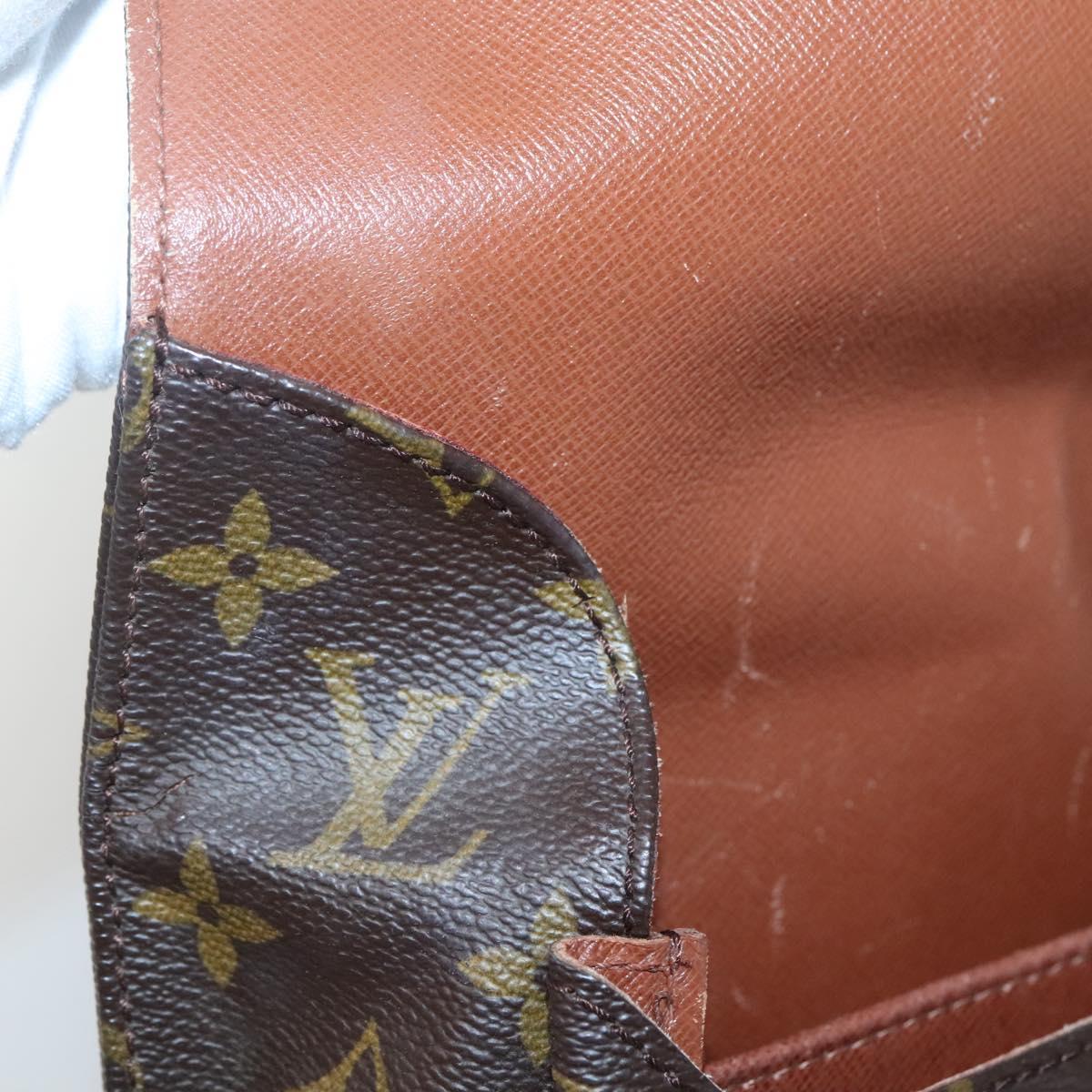 LOUIS VUITTON Monogram Cartouchiere GM Shoulder Bag M51252 LV Auth BA4214
