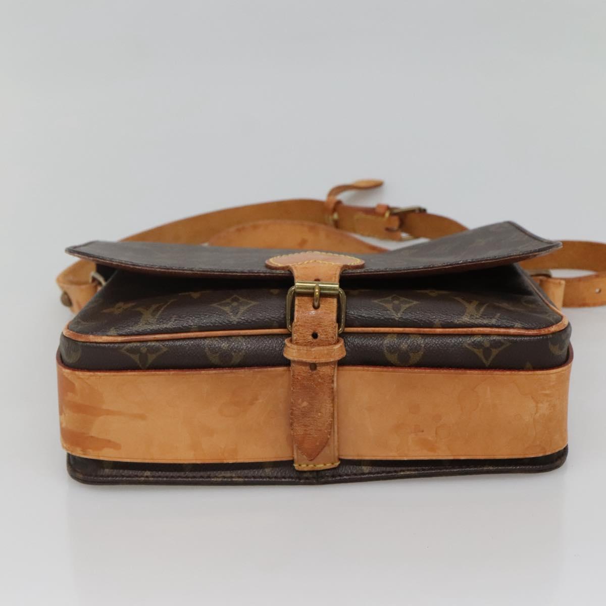 LOUIS VUITTON Monogram Cartouchiere GM Shoulder Bag M51252 LV Auth BA4214