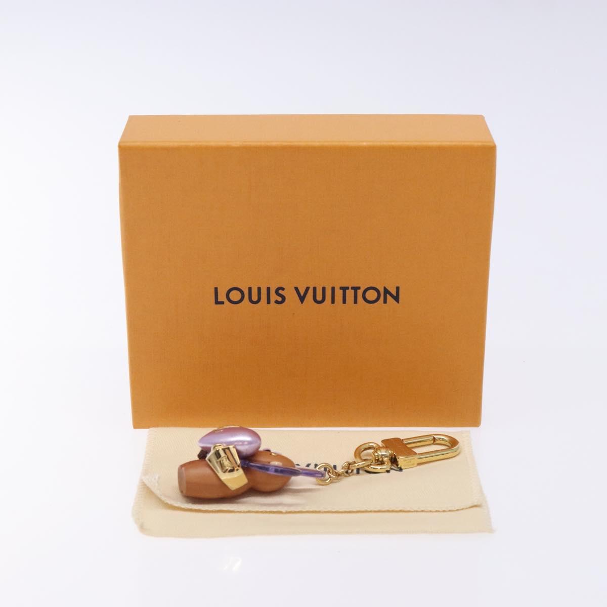 LOUIS VUITTON Vivienne Amour Bag Charm metal Purple M01546 LV Auth BA4241M