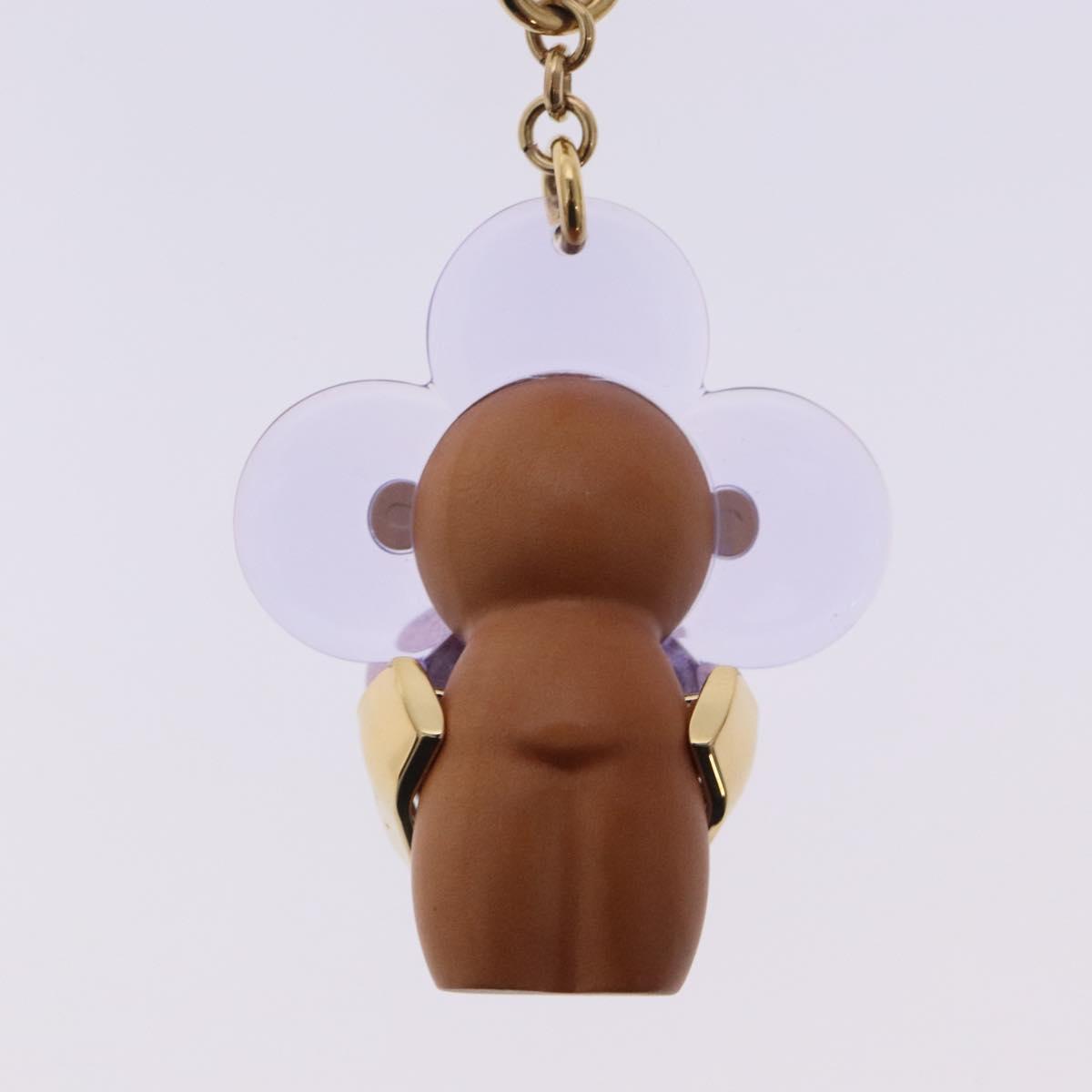 LOUIS VUITTON Vivienne Amour Bag Charm metal Purple M01546 LV Auth BA4241M