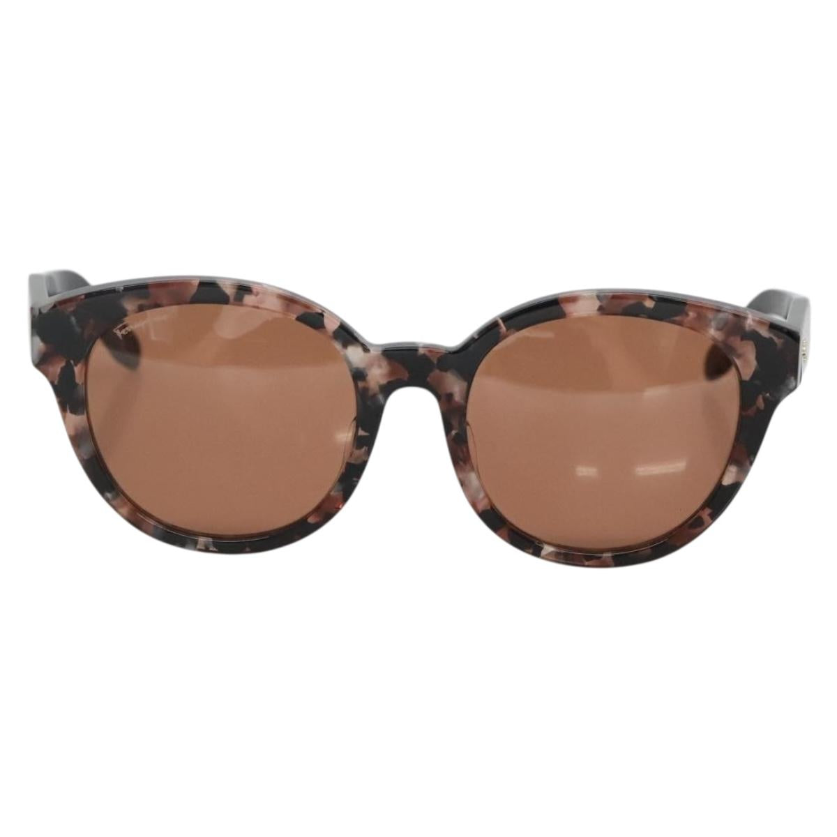 Salvatore Ferragamo Sunglasses plastic Brown Auth BA4244