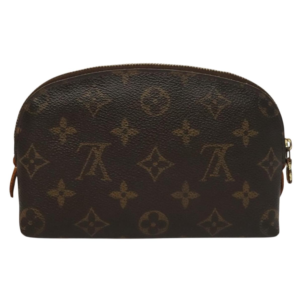 LOUIS VUITTON Monogram Pochette Cosmetic PM Pouch M43998 LV Auth BA4293