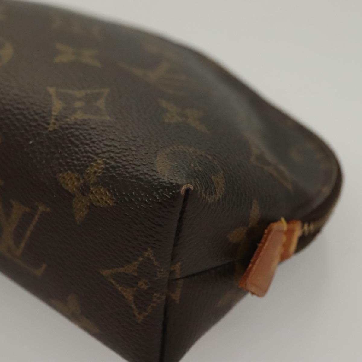 LOUIS VUITTON Monogram Pochette Cosmetic PM Pouch M43998 LV Auth BA4293