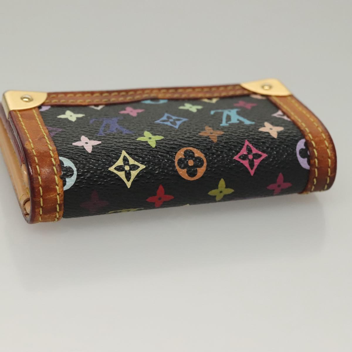 LOUIS VUITTON Monogram Multicolor Porte Monnaie Plat Purse M92656 LV Auth BA4299